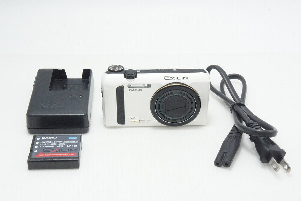 CASIO カシオ EXILIM エクシリム EX-ZR100 ホワイト 美品 CASIO カシオ EXILIM EX-ZR100 コンパクトデジタルカメラ