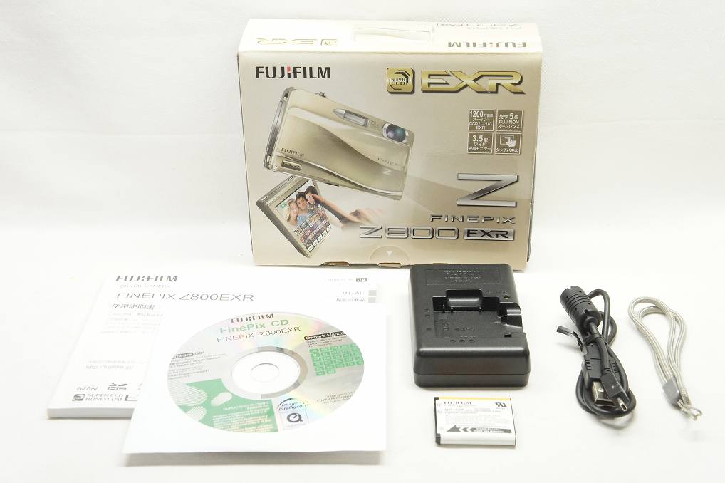 FUJIFILM フジフィルム FinePix Z800EXR コンパクトデジタルカメラ ゴールド 元箱付 250501c