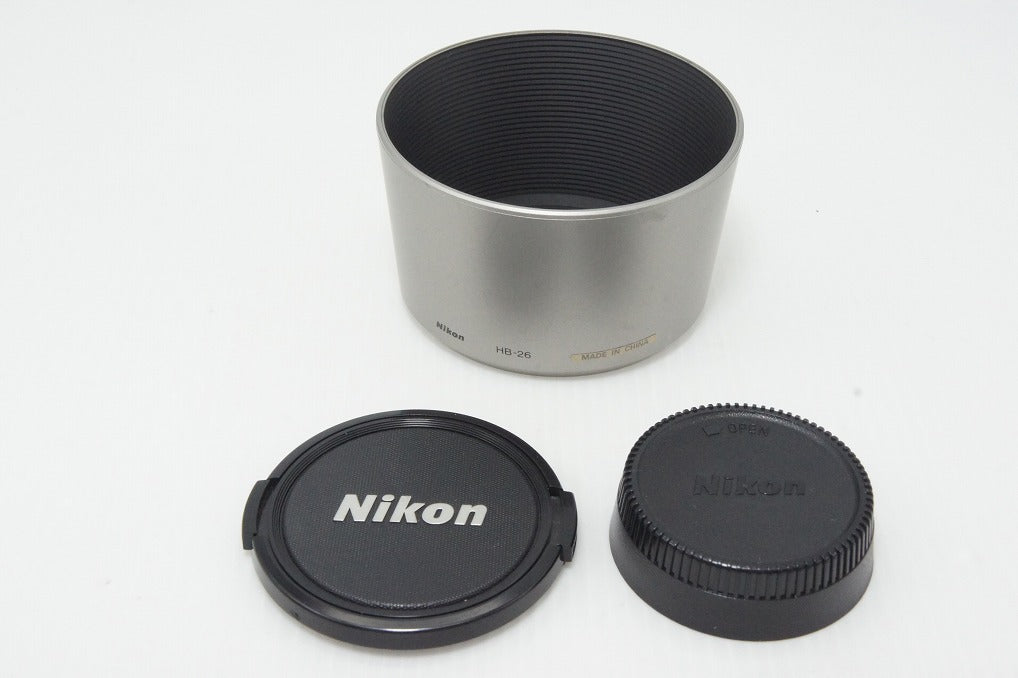 Nikon ニコン AF ZOOM NIKKOR 70-300mm F4-5.6G シルバー ズームレンズ フード付 260424m