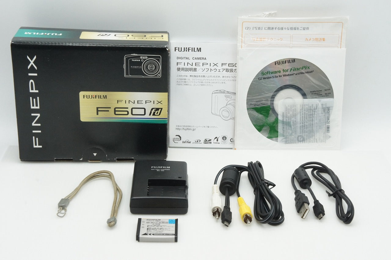 FUJIFILM フジフィルム FinePix F60fd コンパクトデジタルカメラ ブラック 元箱付 260113f