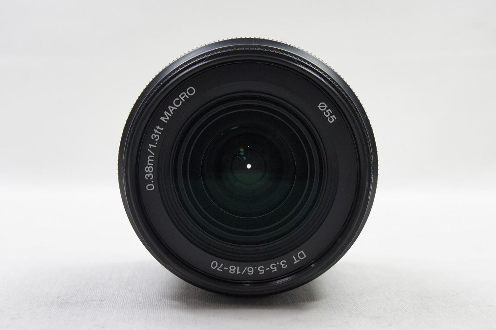 SONY DT 18-70mm F3.5-5.6 SAL1870 MINOLTA αマウント APS-C ズームレンズ フード付 250503r