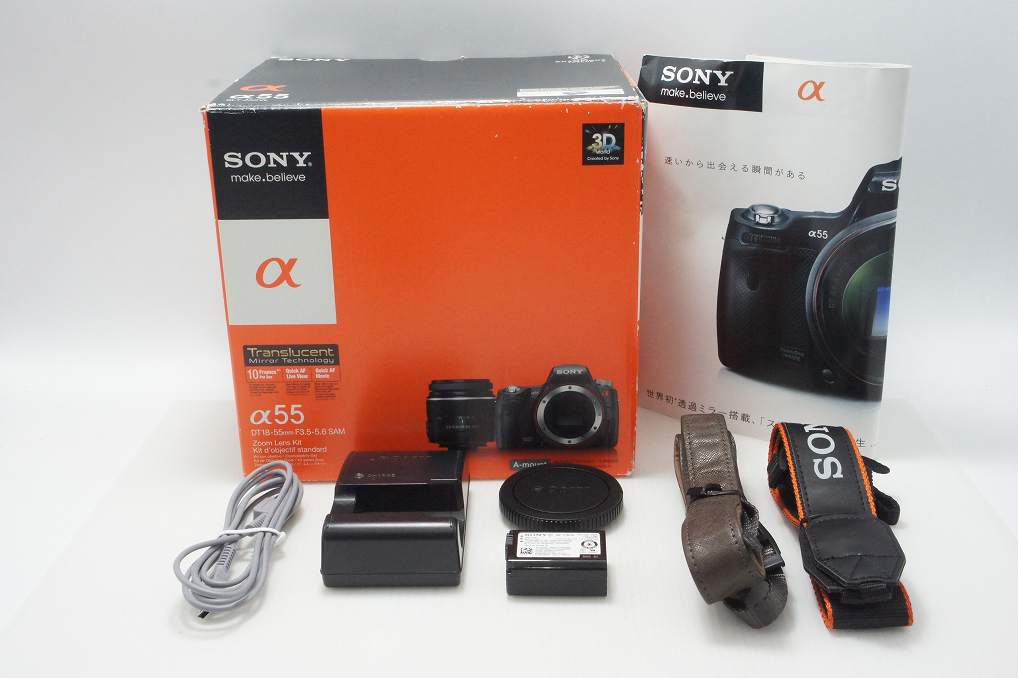 SONY ソニー α55 ボディ SLT-A55V デジタル一眼レフカメラ 元箱付 260806j