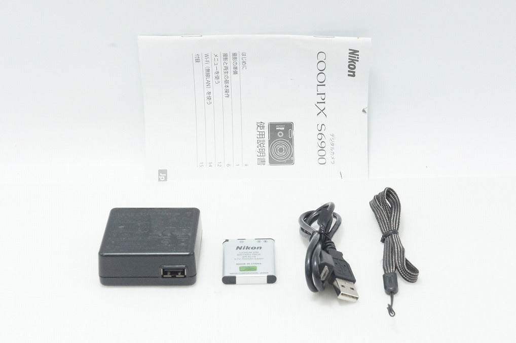 良品 Nikon ニコン COOLPIX S6900 コンパクトデジタルカメラ ホワイト 260806g