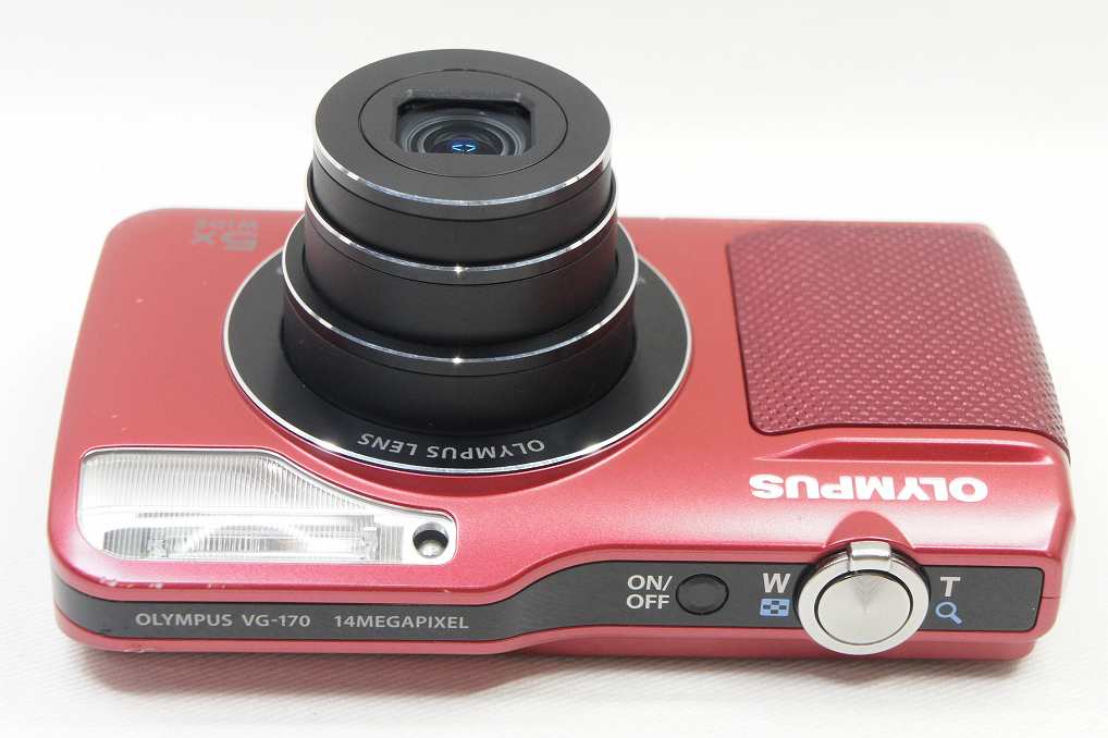 OLYMPUS デジタルカメラ　VG-170 レッド 美品 OLYMPUS オリンパス VG-170 コンパクトデジタルカメラ