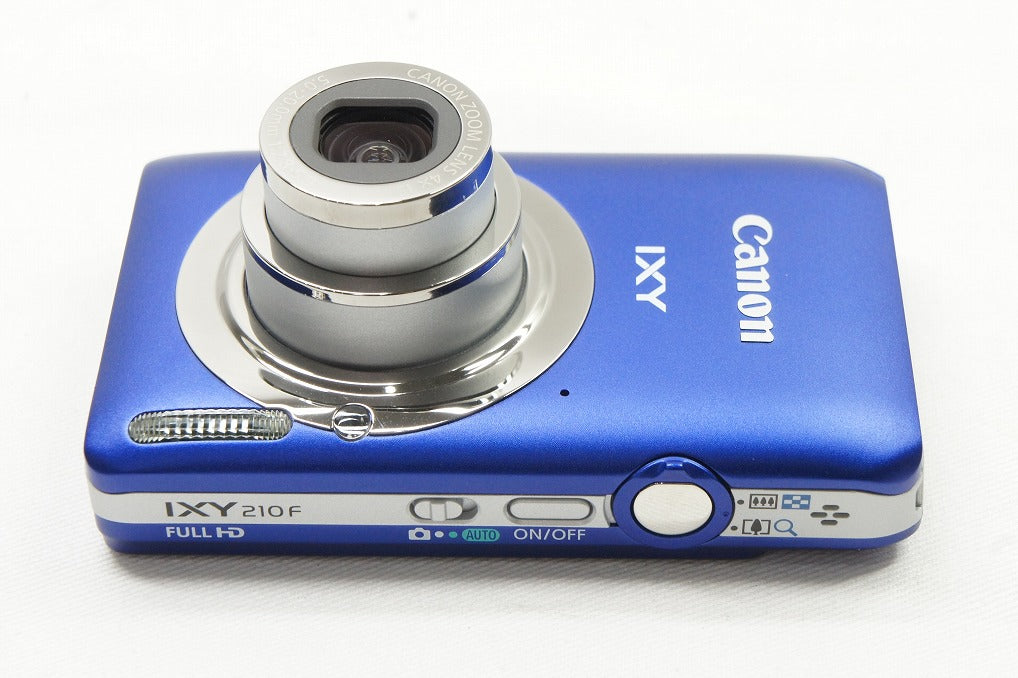 美品 Canon キヤノン IXY 210F コンパクトデジタルカメラ ブルー
