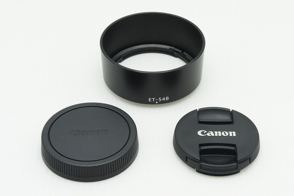 良品 Canon キヤノン EF-M 55-200mm F4.5-6.3 IS STM EF-Mマウント ズームレンズ ブラック フード付 260122k
