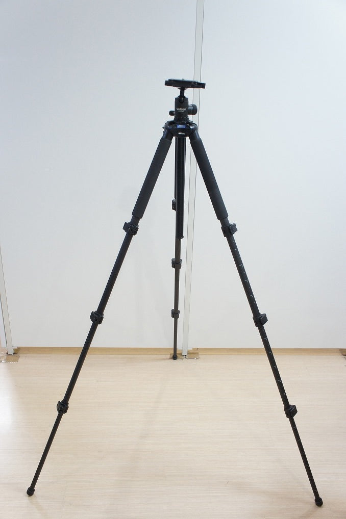 良品 Velbon ベルボン Geo Carmagne E543M II + QHD-S6Q 三脚 自由雲台 260818sp