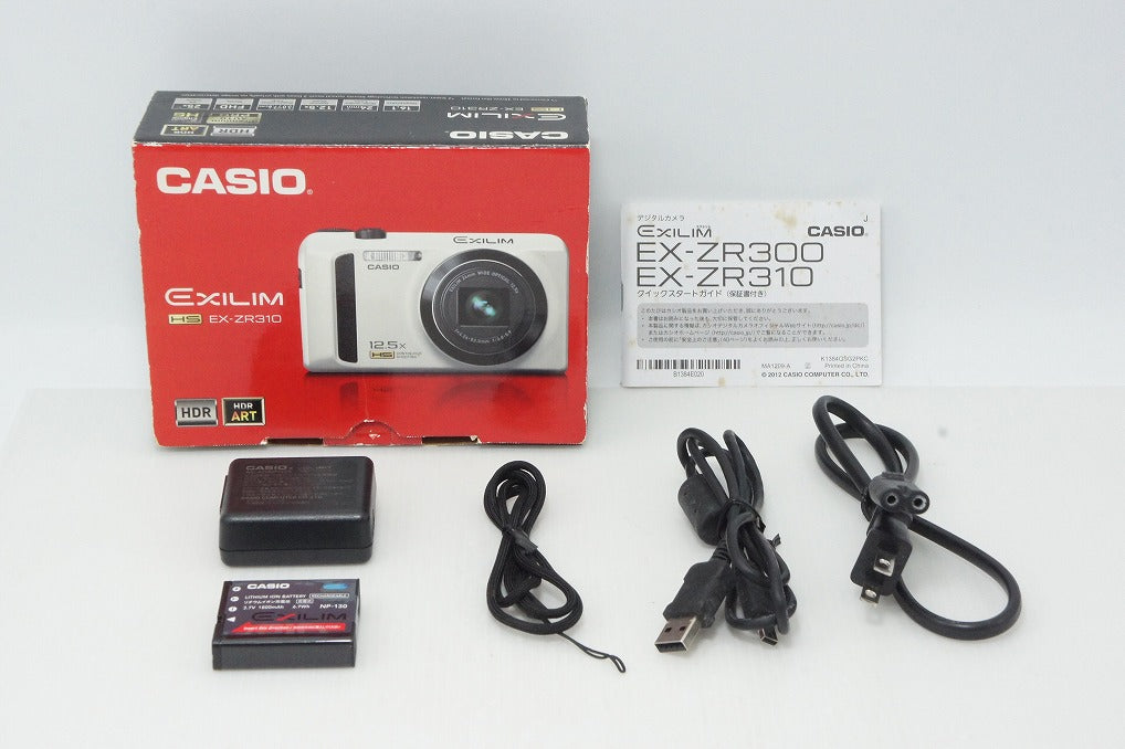 美品 CASIO カシオ EXILIM EX-ZR310 コンパクトデジタルカメラ レッド 元箱付 260508aj