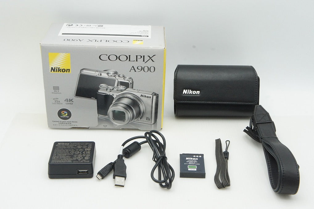 美品 Nikon ニコン COOLPIX A900 コンパクトデジタルカメラ シルバー 元箱付 260126s