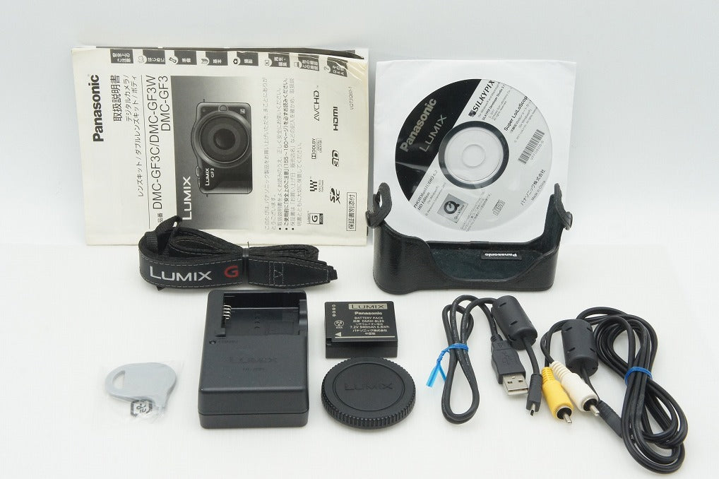 良品 Panasonic パナソニック LUMIX DMC-GF3 ボディ ミラーレス一眼カメラ シェルホワイト 260818sf