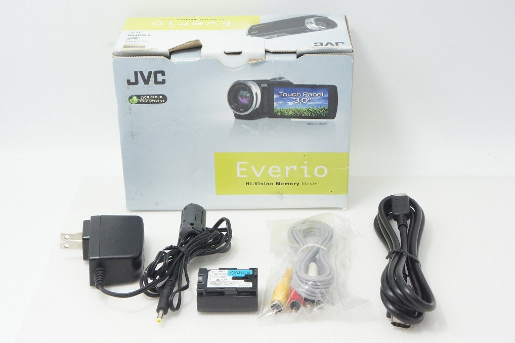 JVC ケンウッド Everio GZ-HM33 デジタルビデオカメラ シルバー 元箱付 260813n