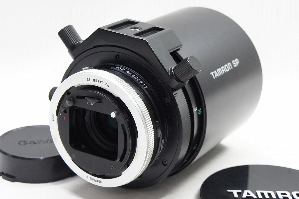 TAMRON MF SP 500mm F8 TELE MACRO 55BB ミラーレンズ アダプトール Canon FDマウント付 240602h