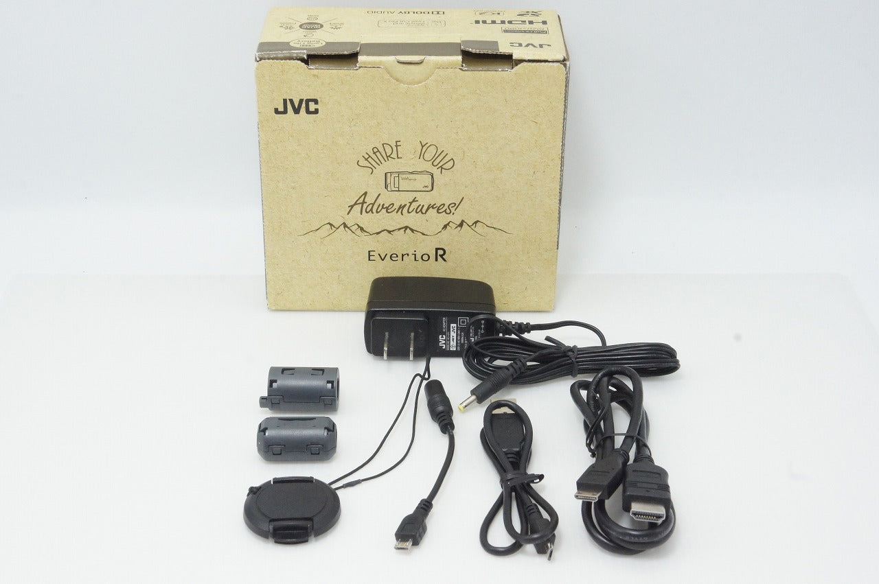 美品 JVC ケンウッド Everio R GZ-R480 デジタルビデオカメラ シャインホワイト 元箱付 260513b