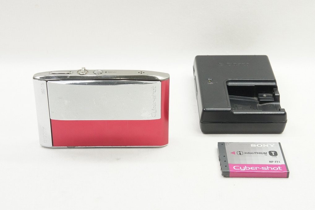SONY ソニー Cyber-shot DSC-T5 コンパクトデジタルカメラ レッド 250519s