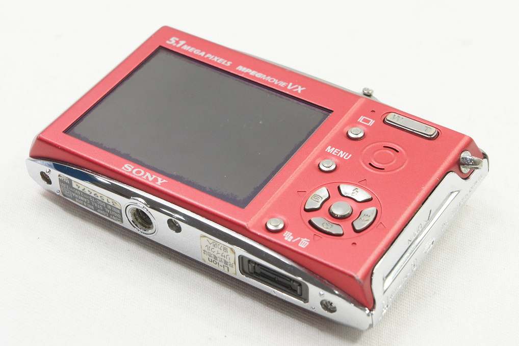 SONY ソニー Cyber-shot DSC-T5 コンパクトデジタルカメラ レッド 250519s