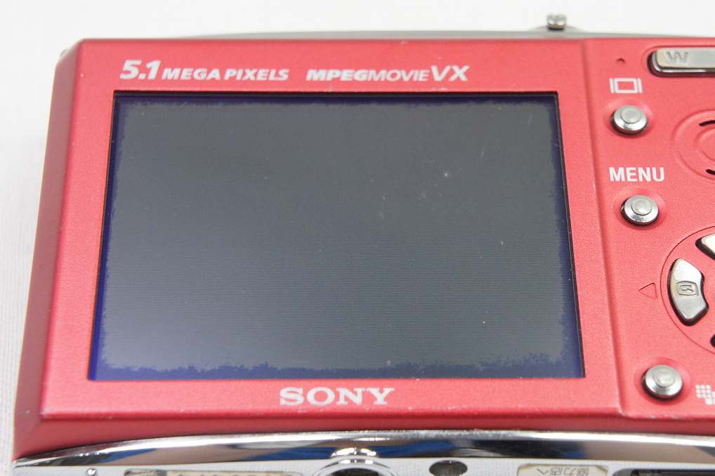 SONY ソニー Cyber-shot DSC-T5 コンパクトデジタルカメラ レッド 250519s