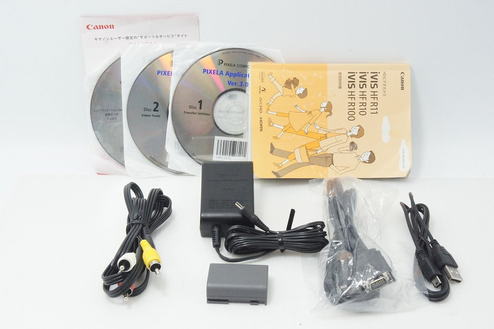 美品 Canon キヤノン iVIS HF R11 デジタルビデオカメラ シルバー 260811a
