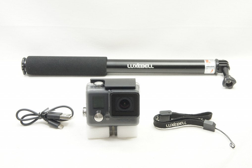 GoPro HERO+ HWHL1 ウェアラブルカメラ 社外品伸縮グリップ付 250730h