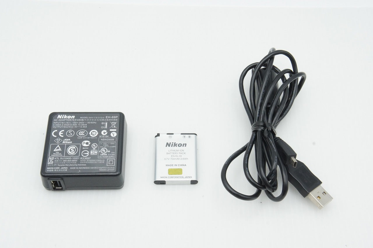 美品 Nikon ニコン COOLPIX S6800 コンパクトデジタルカメラ ラズベリーレッド 260317h