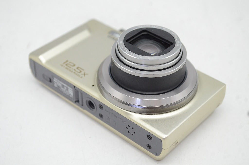 美品 CASIO カシオ EXILIM EX-ZS150 コンパクトデジタルカメラ ゴールド 元箱付 250905g
