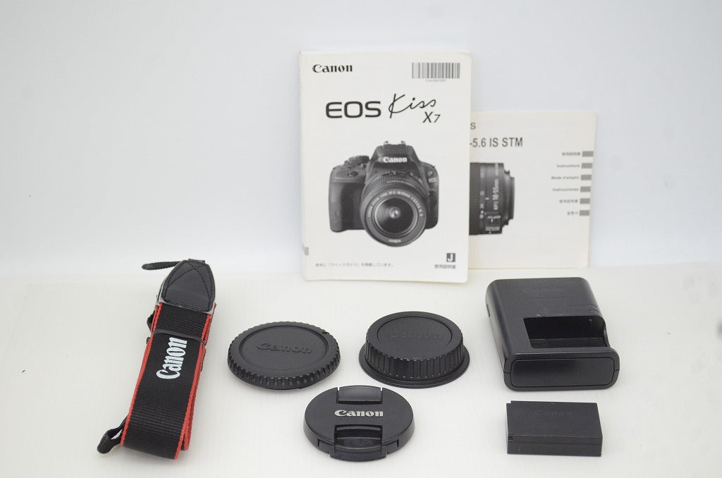 Canon キヤノン EOS Kiss X7 ボディ + EF-S 18-55 IS STM レンズキット デジタル一眼レフカメラ 251104aa