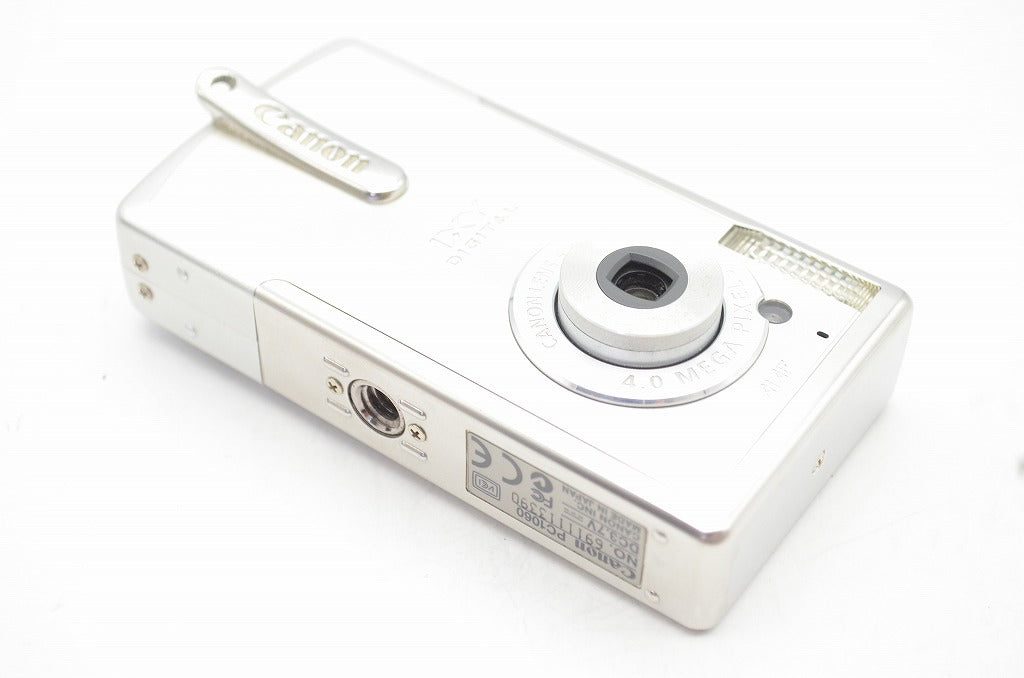 良品 Canon キヤノン IXY DIGITAL L コンパクトデジタルカメラ シルバー ケース付 250905ab