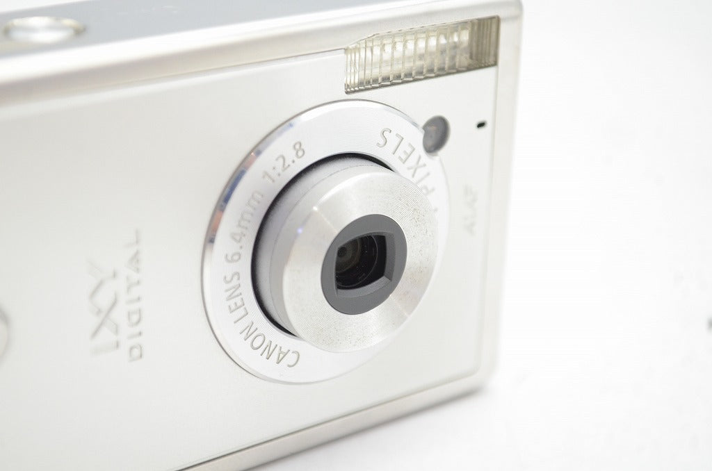 良品 Canon キヤノン IXY DIGITAL L コンパクトデジタルカメラ シルバー ケース付 250905ab