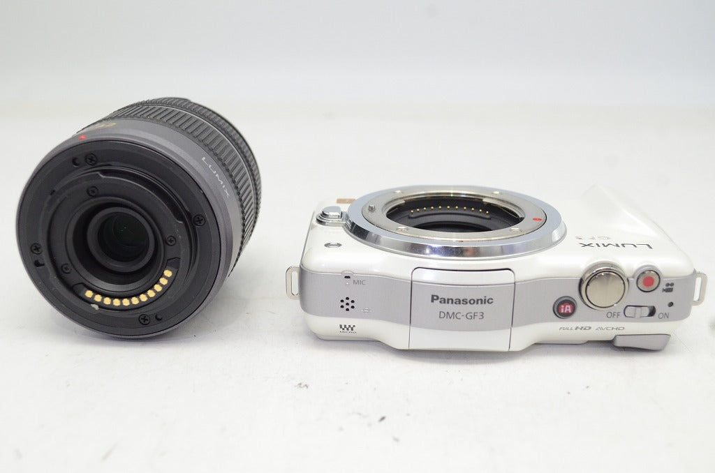 良品 Panasonic DMC-GF3 + 14-42mm F3.5-5.6 H-FS014042 レンズキット ミラーレス 元箱付 250910b