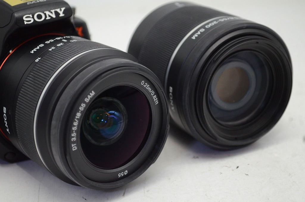 良品 SONY ソニー α55 SLT-A55VY ダブルズームレンズキット デジタル一眼レフカメラ 250910a