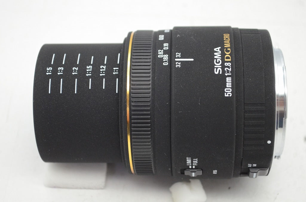 良品 SIGMA シグマ 50mm F2.8 EX DG MACRO Canon キヤノン EFマウント 単焦点レンズ 250911m