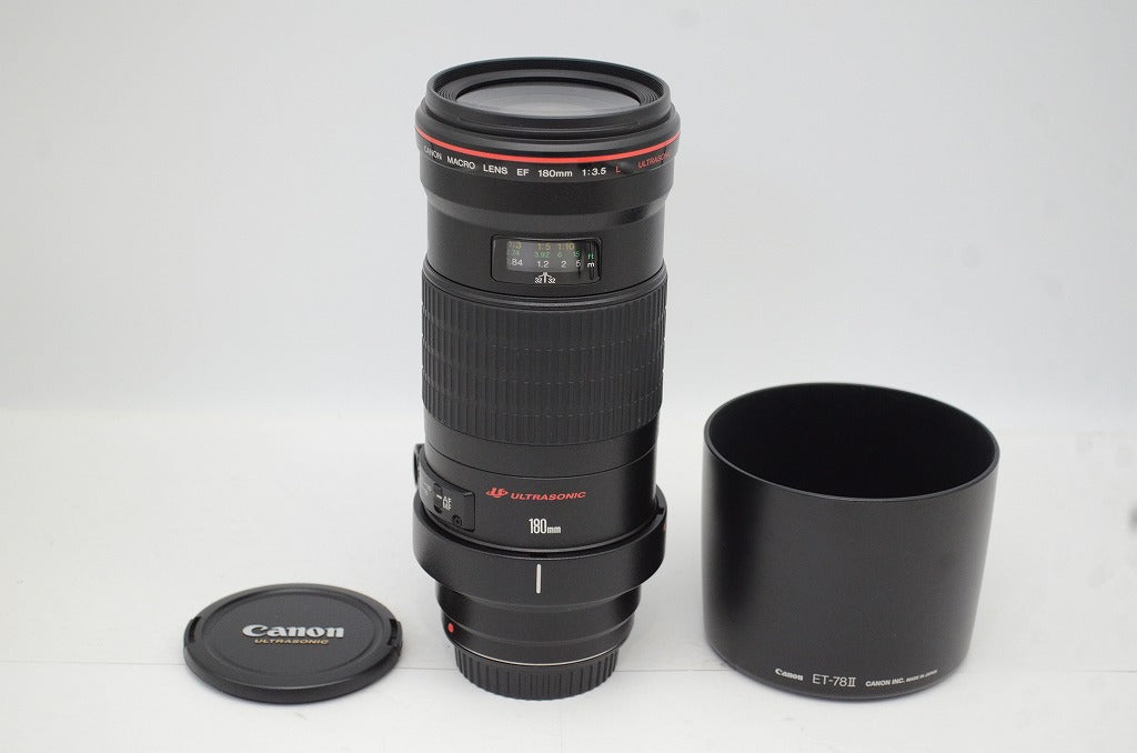 良品 Canon キヤノン EF 180mm F3.5L MACRO USM フルサイズ