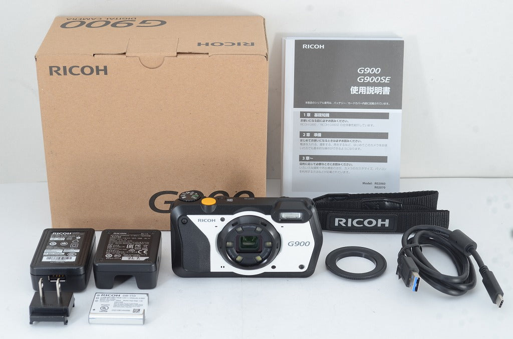 新品級 RICOH リコー G900 コンパクトデジタルカメラ ホワイト 元箱付 240414b – アルプスカメラ