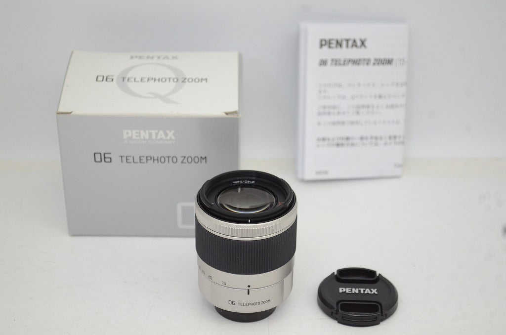美品 ペンタックス 06 f/2.8 15-45mm カメラレンズ シルバー 良品 PENTAX ペンタックス 06 TELEPHOTO ZOOM 15-45mm F2.8