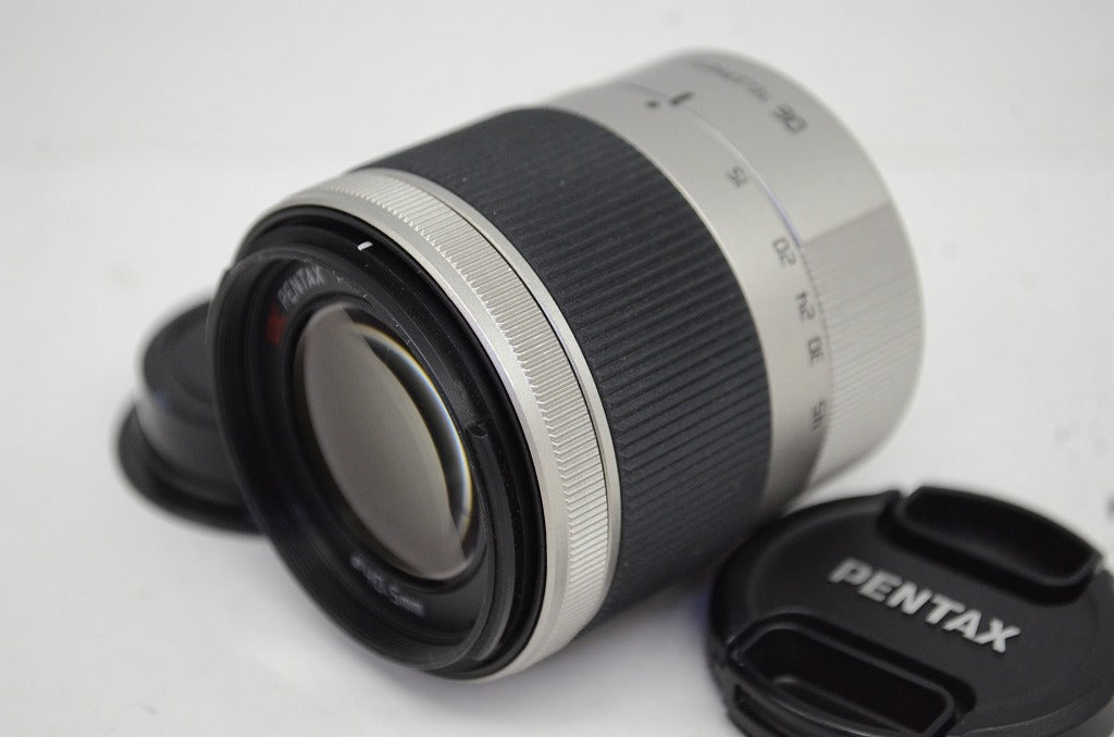 良品 PENTAX ペンタックス 06 TELEPHOTO ZOOM 15-45mm F2.8 ズームレンズ シルバー 元箱付 250820ap