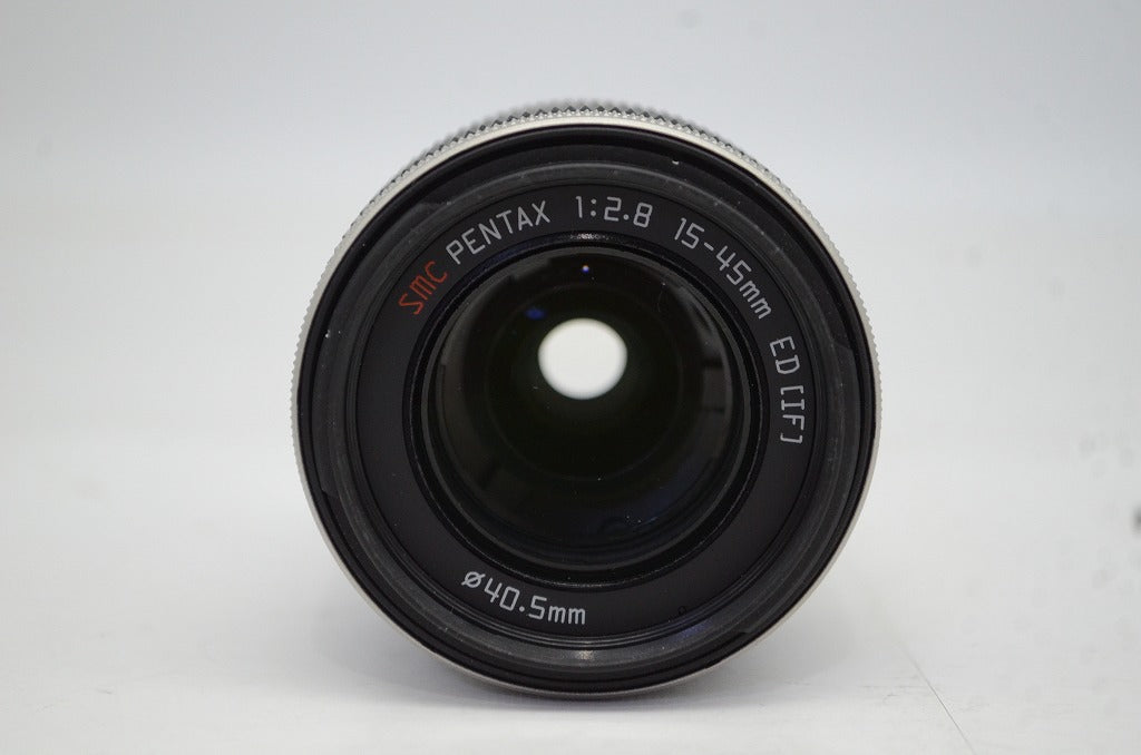 良品 PENTAX ペンタックス 06 TELEPHOTO ZOOM 15-45mm F2.8 ズームレンズ シルバー 元箱付 250820ap