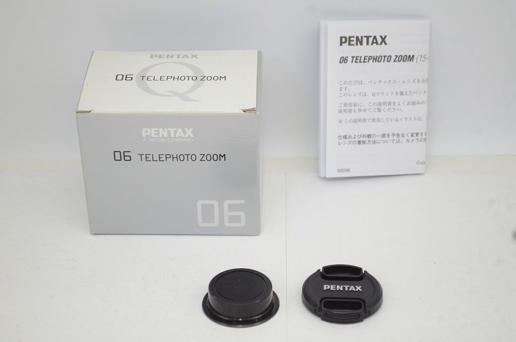 良品 PENTAX ペンタックス 06 TELEPHOTO ZOOM 15-45mm F2.8 ズームレンズ シルバー 元箱付 250820ap