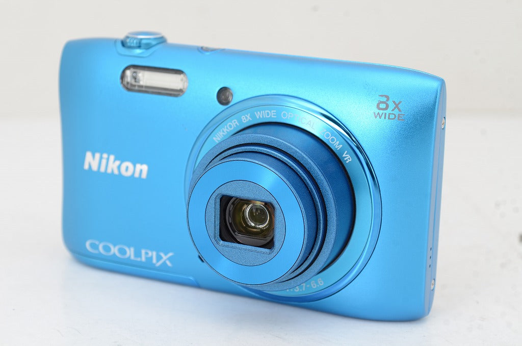 ニコン 【適格請求書発行】美品 Nikon ニコン COOLPIX S3600 コンパクトデジタルカメラ ブルー【アルプスカメラ】240602t