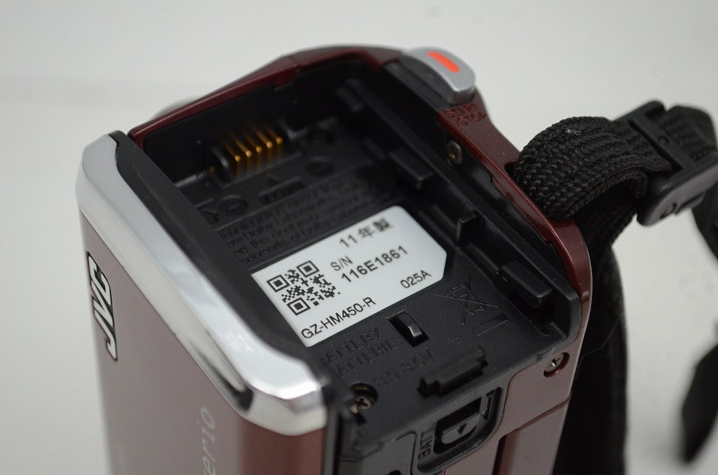 美品 JVC ケンウッド Everio GZ-HM450 デジタルカメラ ルージュレッド 250917f