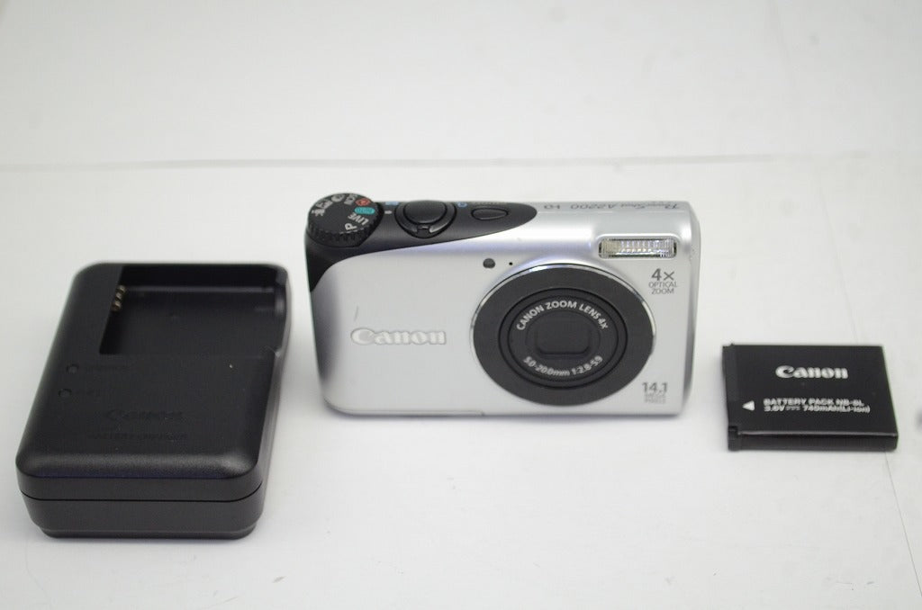 Canon キヤノン PowerShot A2200 コンパクトデジタルカメラ シルバー 250916i