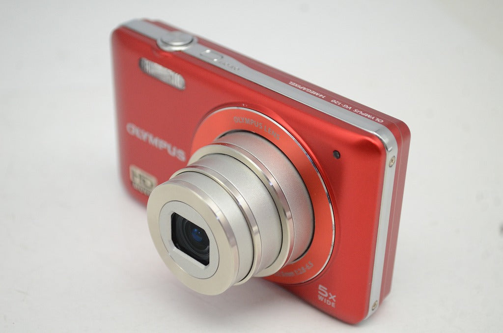 良品 OLYMPUS オリンパス VG-120 コンパクトデジタルカメラ レッド 250924ab