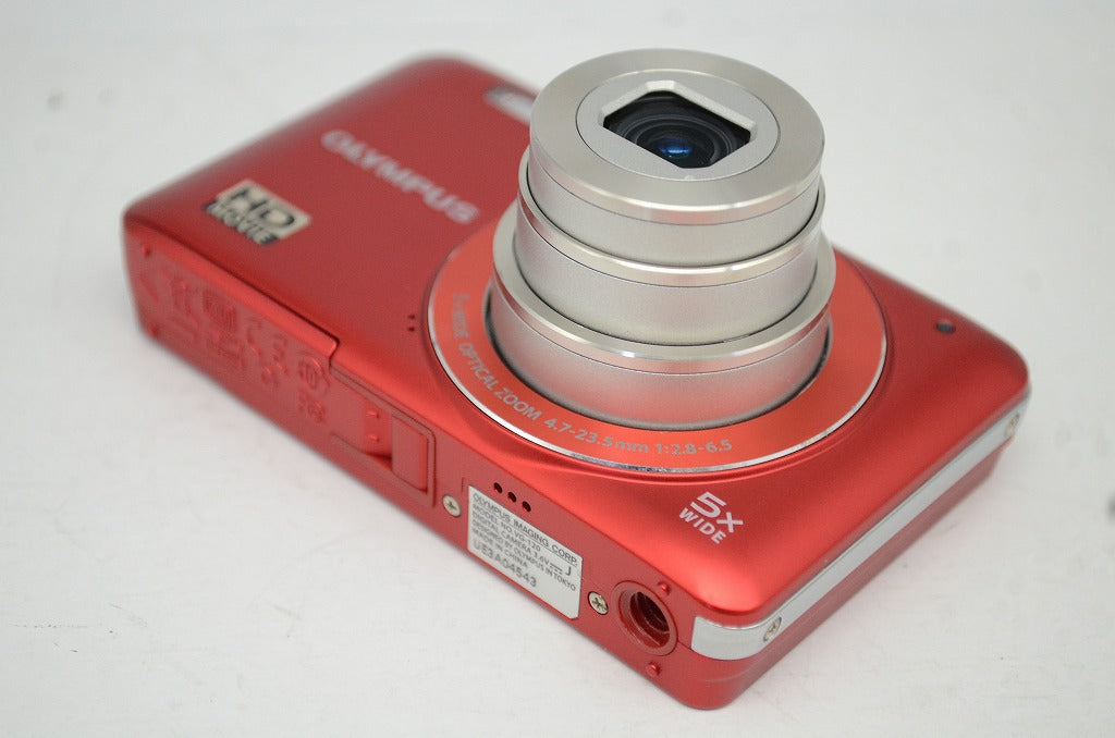 良品 OLYMPUS オリンパス VG-120 コンパクトデジタルカメラ レッド 250924ab