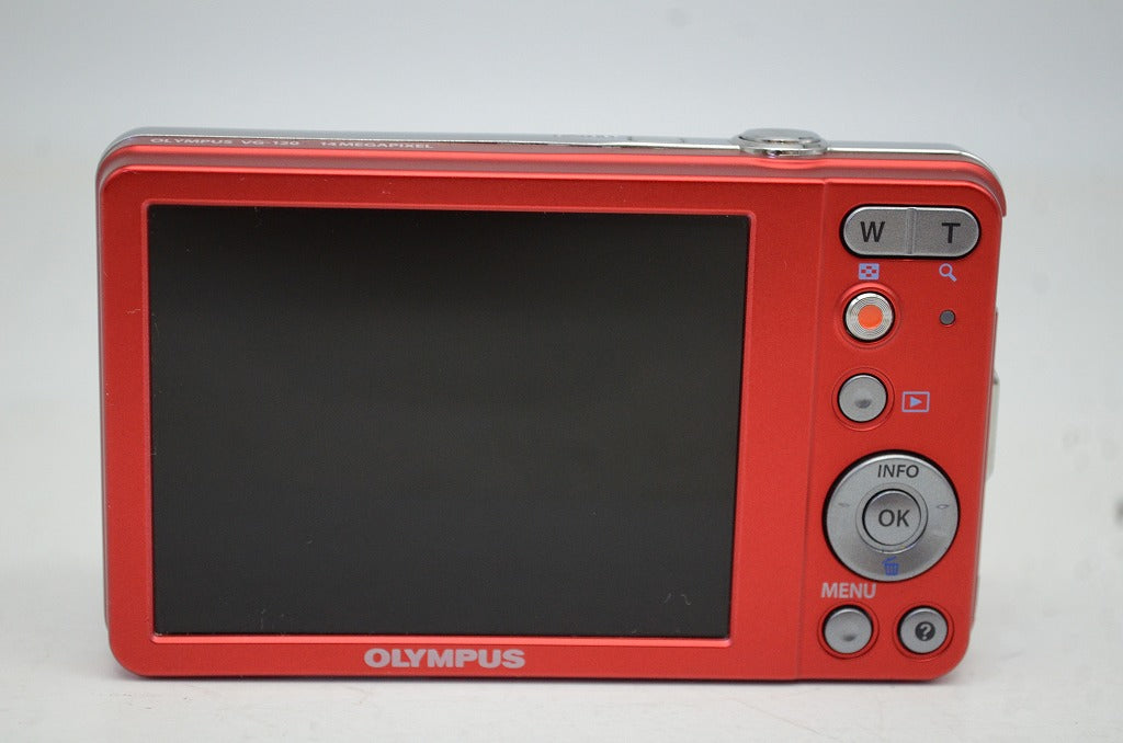 良品 OLYMPUS オリンパス VG-120 コンパクトデジタルカメラ レッド 250924ab