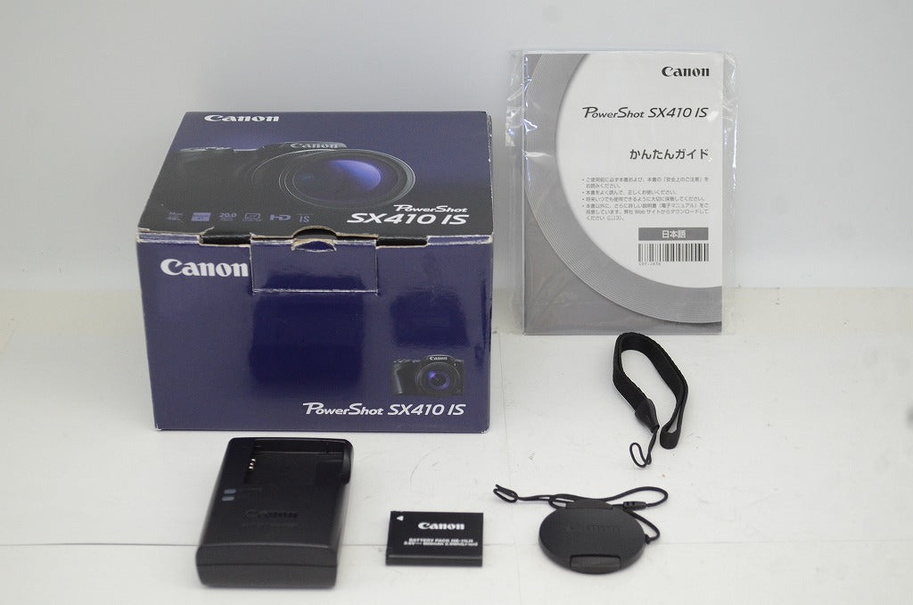 美品 Canon キヤノン PowerShot SX410 IS コンパクトデジタルカメラ ブラック 元箱付 250924r