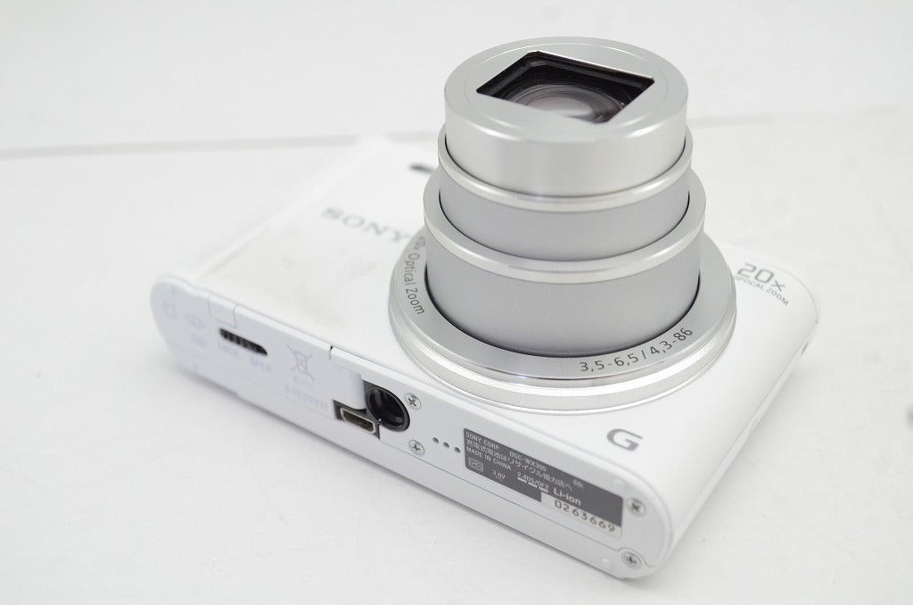良品 SONY ソニー Cyber-shot DSC-WX300 コンパクトデジタルカメラ ホワイト 250924af