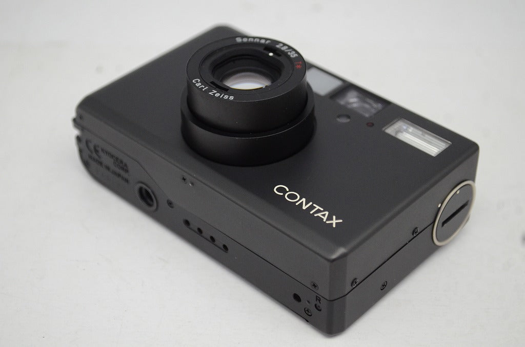 美品 CONTAX コンタックス T3 BLACK Double Teeth ダブルティース コンパクトフィルムカメラ ケース付 250926a