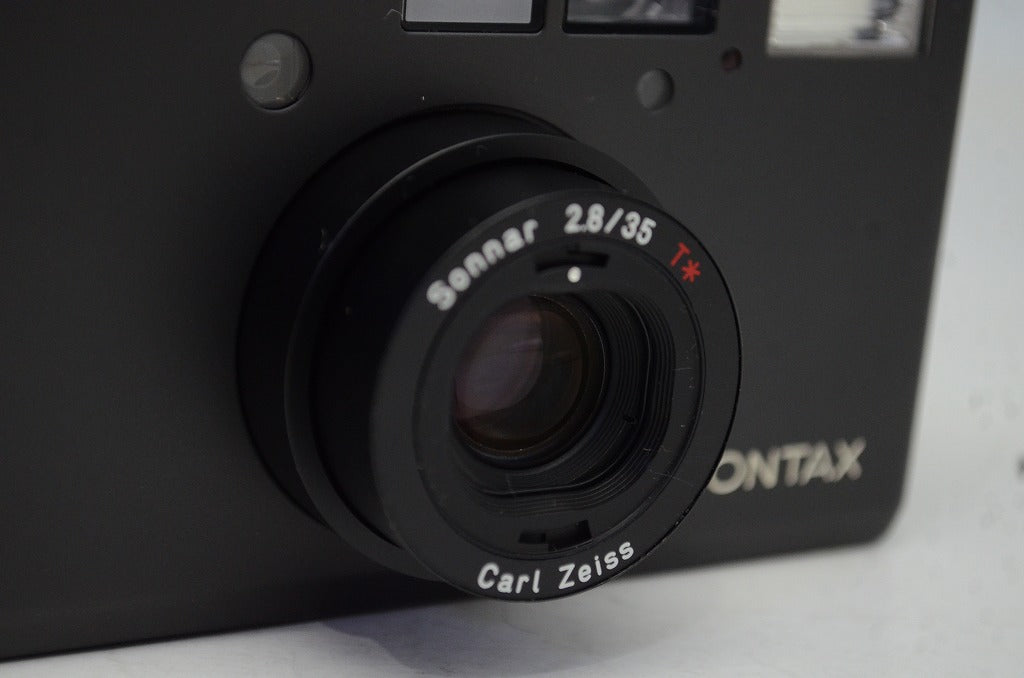 美品 CONTAX コンタックス T3 BLACK Double Teeth ダブルティース コンパクトフィルムカメラ ケース付 250926a