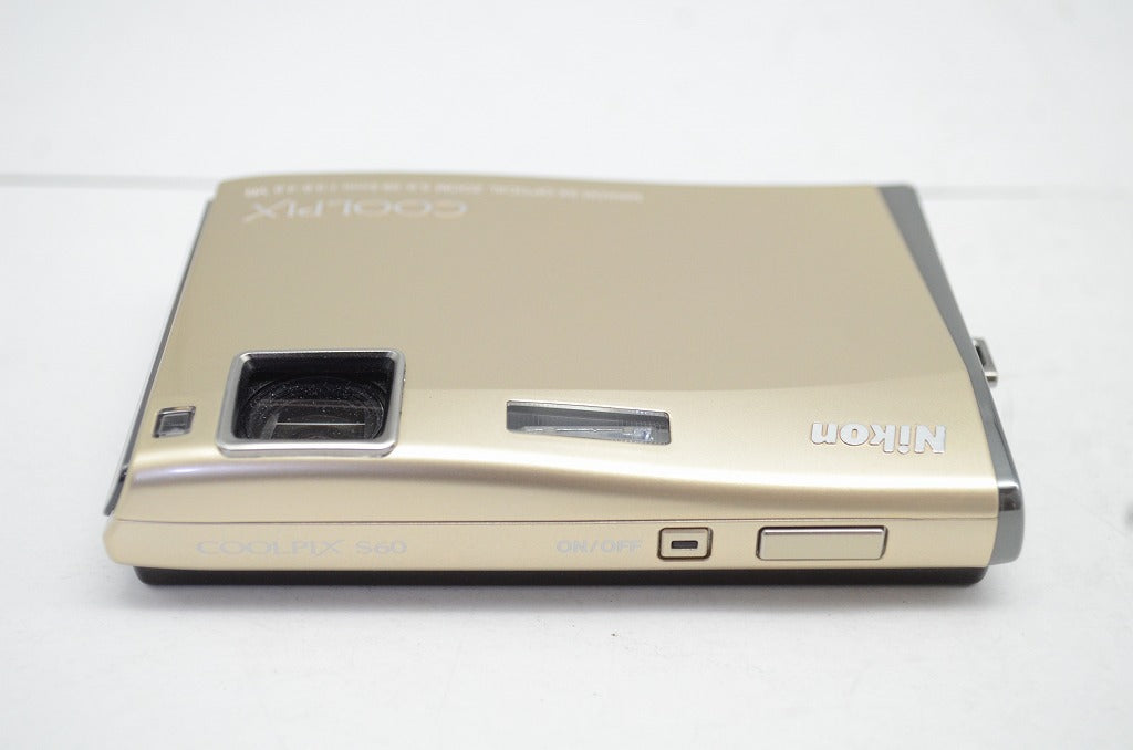 Nikon ニコン COOLPIX S60 コンパクトデジタルカメラ リッチゴールド 250926q