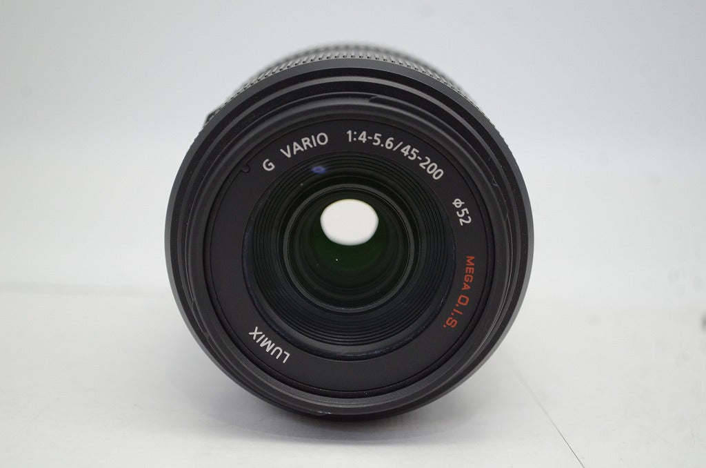 美品 Panasonic パナソニック LUMIX G VARIO 45-200mm F4-5.6 MEGA O.I.S. H-FS045200 マイクロフォーサーズ 250926e