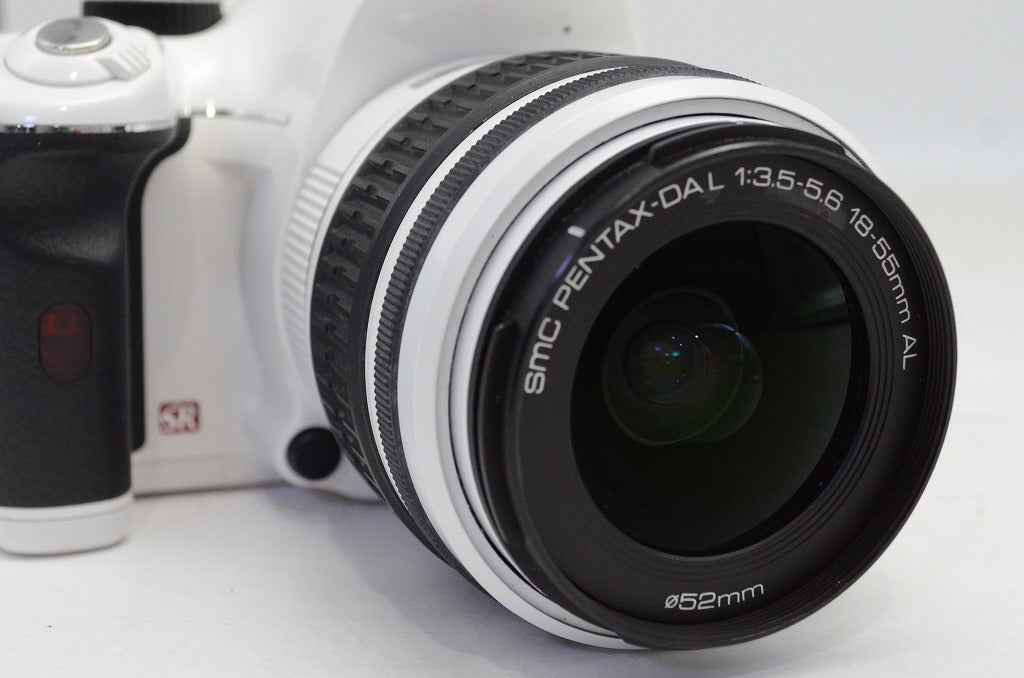 良品 PENTAX K-x レンズキット (smc PENTAX DA L 18-55mm F3.5-5.6 AL) デジタル一眼レフカメラ ホワイト 250927aa