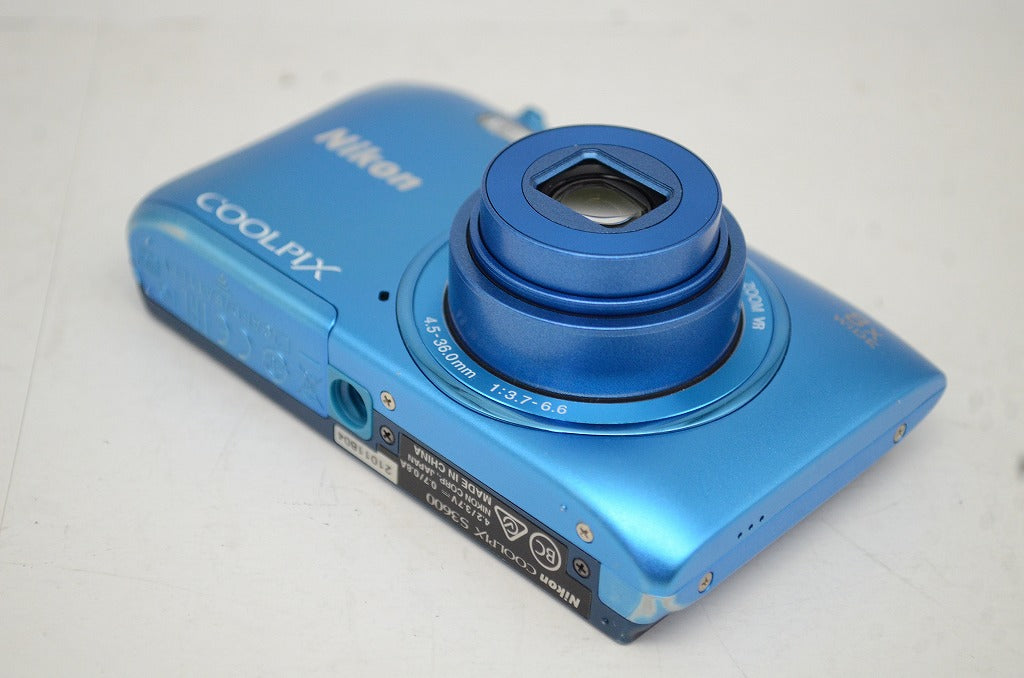 Nikon ニコン COOLPIX S3600 コンパクトデジタルカメラ コバルトブルー 250926m